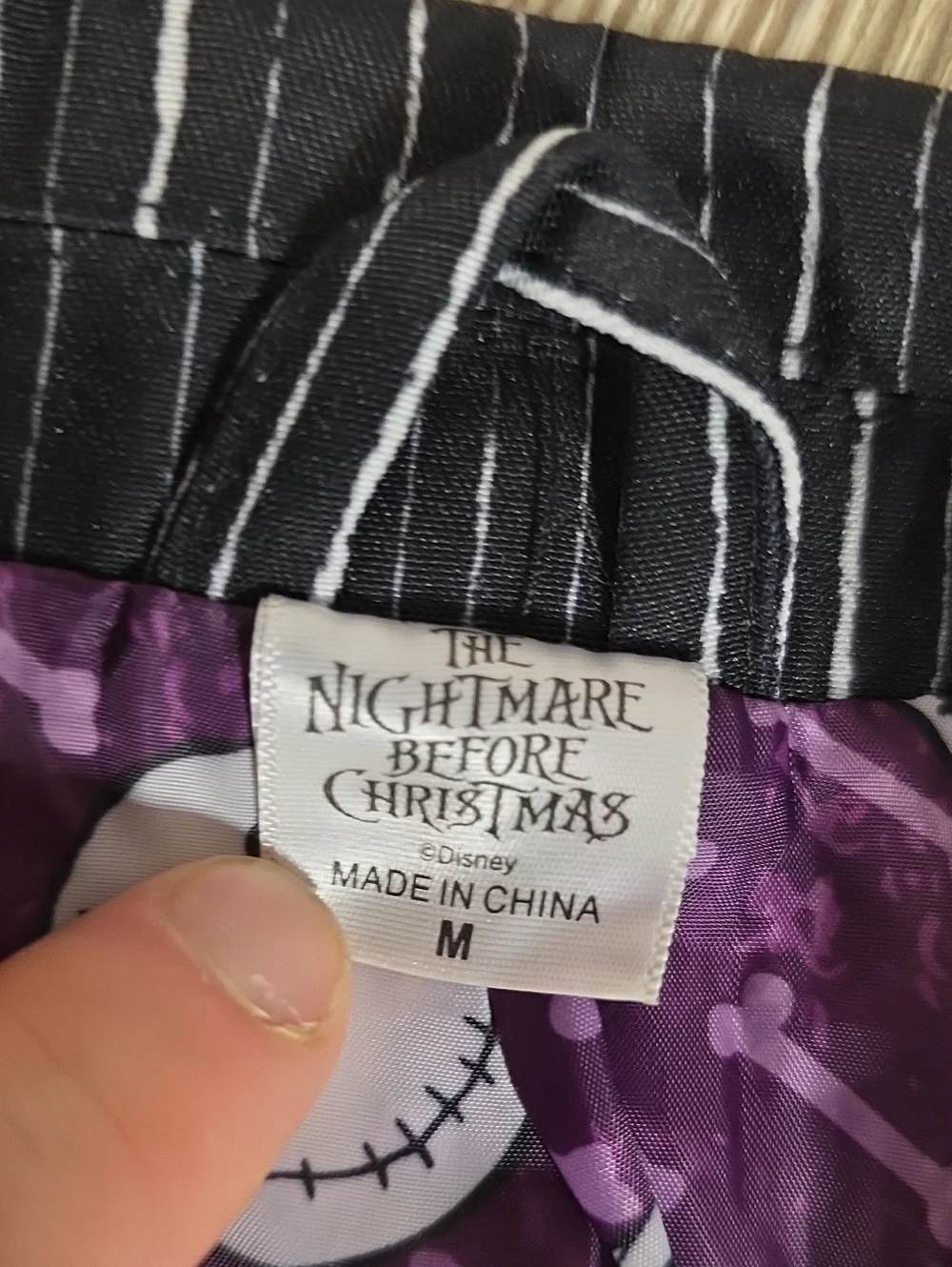 The Nightmare Before Christmas Jack Skellington Halloween Costume Kids size M